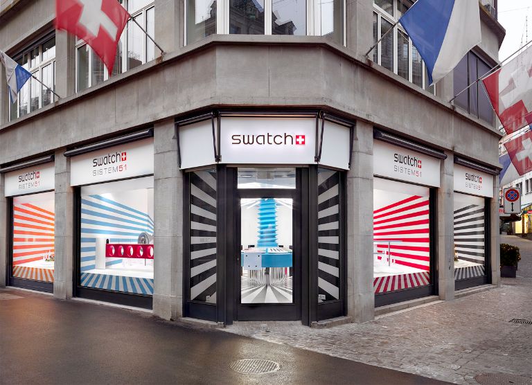 Swatch shop store zurich